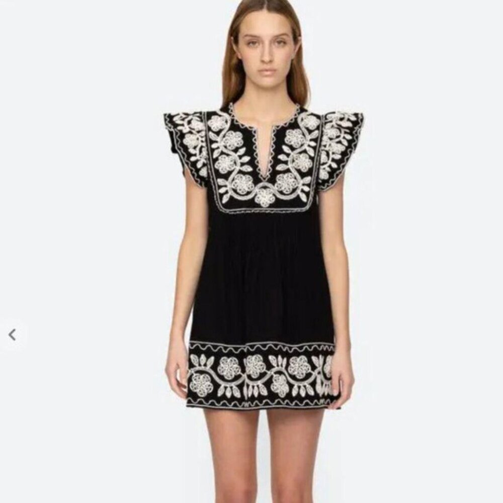 Sea NY Embroidered Tunic Dress - Picture 4 of 6